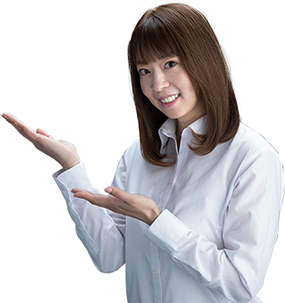 なりたい本当の自分を一緒に見つけましょう!!と言っているイメージガール